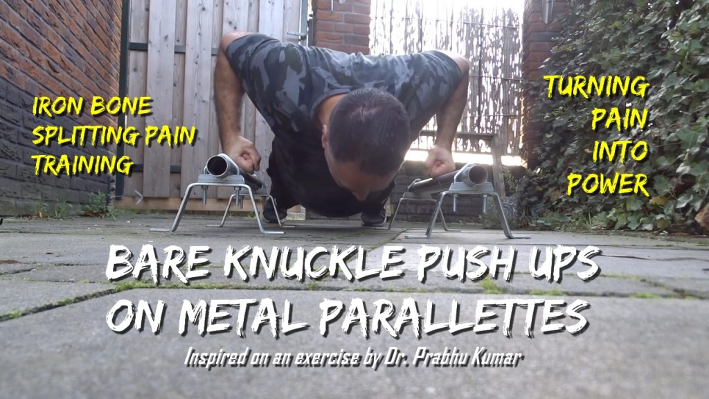 Bare knuckle training, crazy bone crushers push ups, iron bone splitting pain training, steel fists