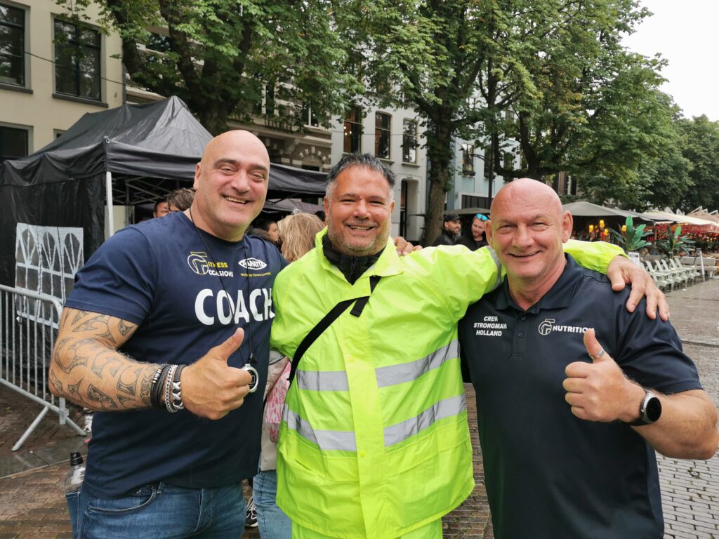 Jacky Spaargaren Sassenburg, Dennis van Beusekom, sterkste man van nederland, zondag, 7 juli, 2024, finale, Brinkplein, Deventer, sterkste crew holland