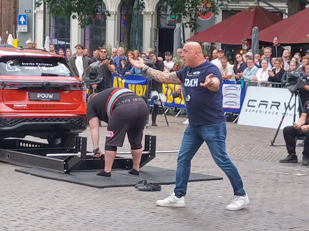 Frank de Heus, Dennis van Beusekom, sterkste man van nederland, zondag, 7 juli, 2024, finale, Brinkplein, Deventer