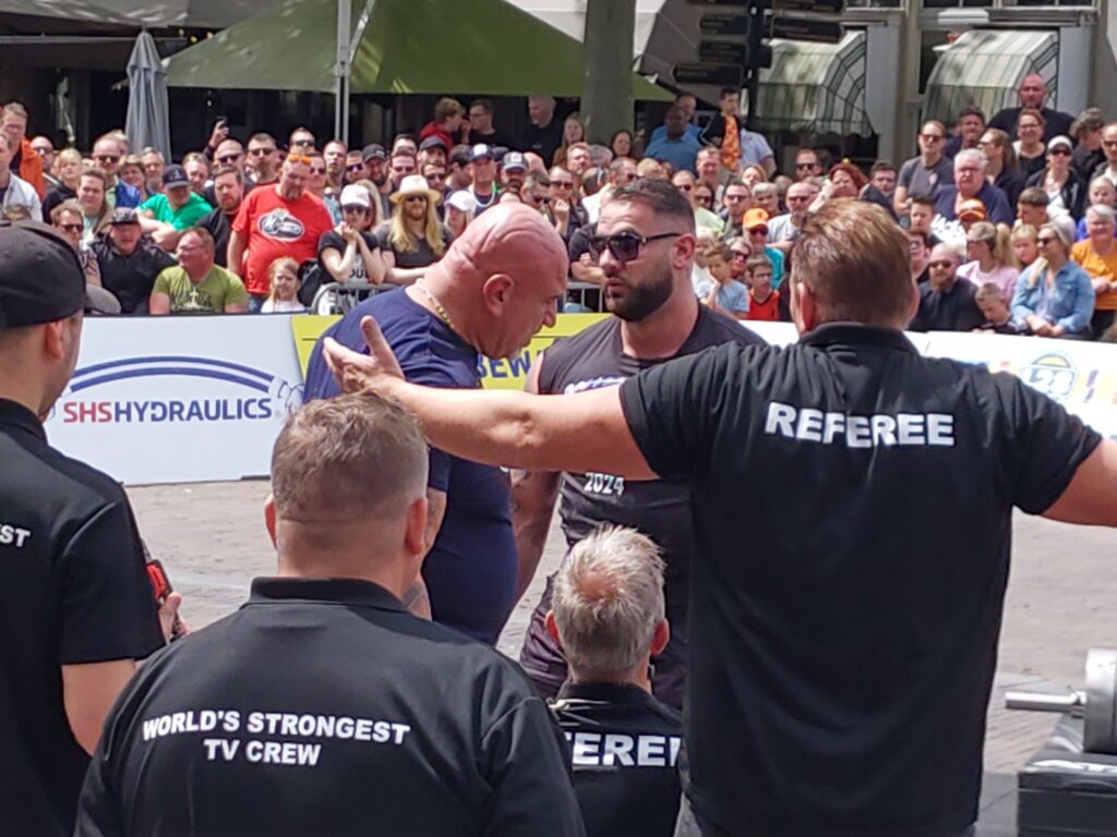 Simon Sulaiman, George Sulaiman, sterkste man van nederland, zondag, 7 juli, 2024, finale, Brinkplein, Deventer