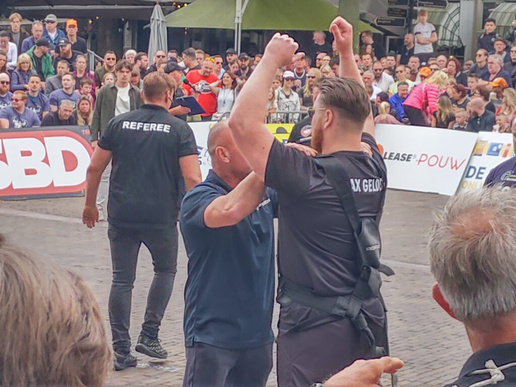 Max Gelder, sterkste man van nederland, zondag, 7 juli, 2024, finale, Brinkplein, Deventer