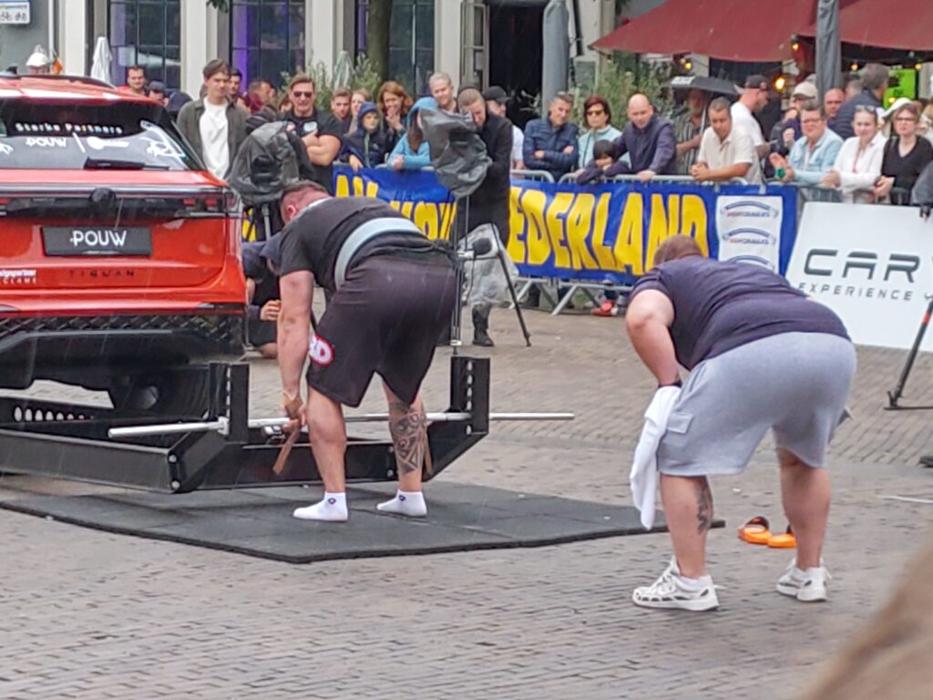 Quincy Abbink, sterkste man van nederland, zondag, 7 juli, 2024, finale, Brinkplein, Deventer