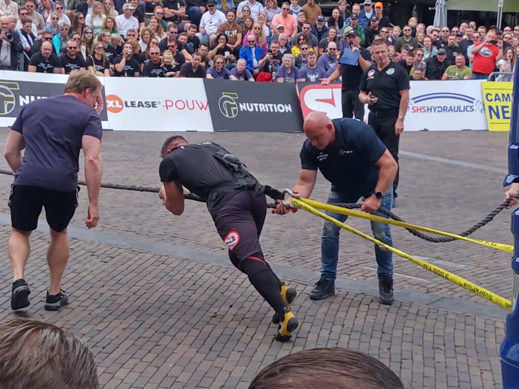 Wim van de Groep, Gijs Boeijen, sterkste man van nederland, zondag, 7 juli, 2024, finale, Brinkplein, Deventer