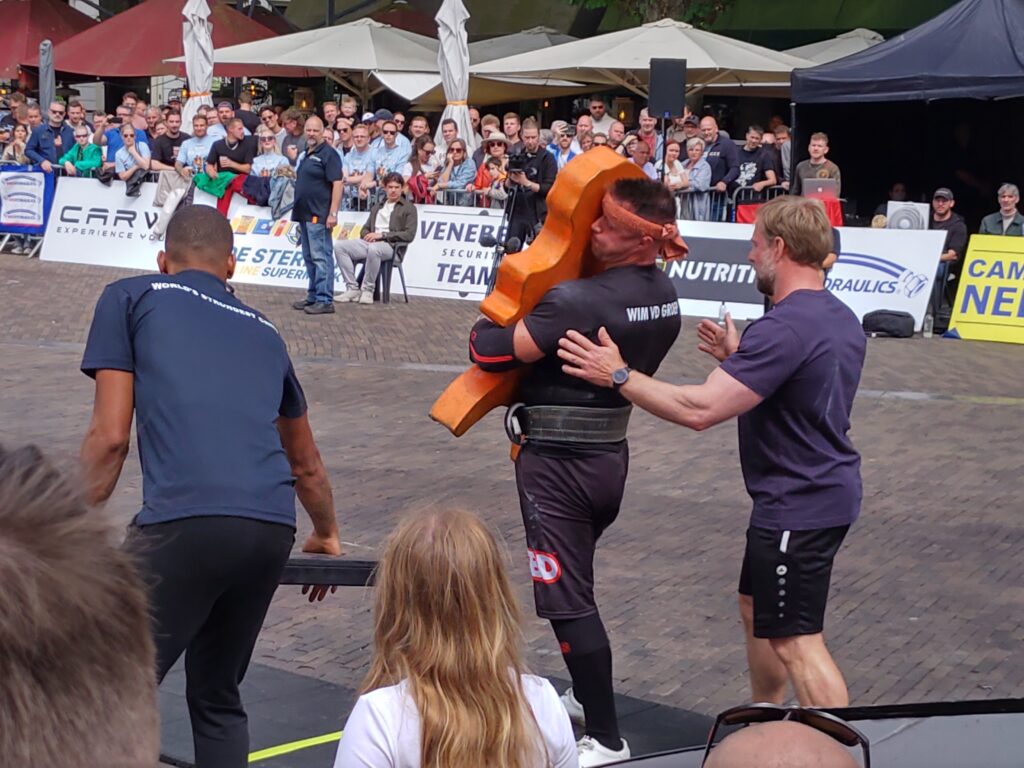 Wim van de Groep, Gijs Boeijen, sterkste man van nederland, zondag, 7 juli, 2024, finale, Brinkplein, Deventer